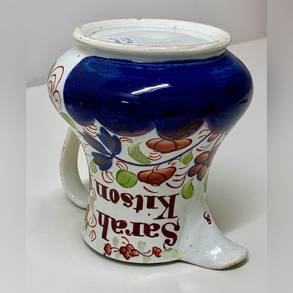 c. 1840 Unrecorded Gaudy Welsh Marriage Jug Inscribed "John & Sarah Kitson" - Picture 14 of 16